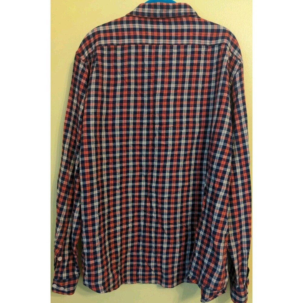 THE NORMAL BRAND Men's LS Cotton Soft Flannel Button Up Shirt Plaid Size XXL - Picture 6 of 8